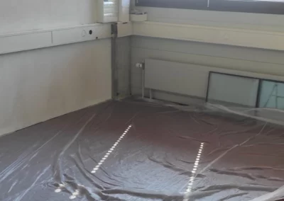 Étape intermédiaire du chantier en cours, Espace Famaïa Neuchâtel