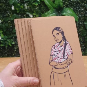 livret artisanal mexicain fait main couverture textile traditionnelle