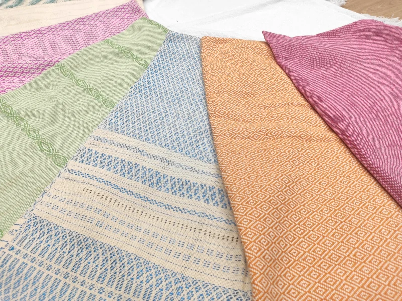 Rebozo mexicain couleurs soleil arc en ciel famaia