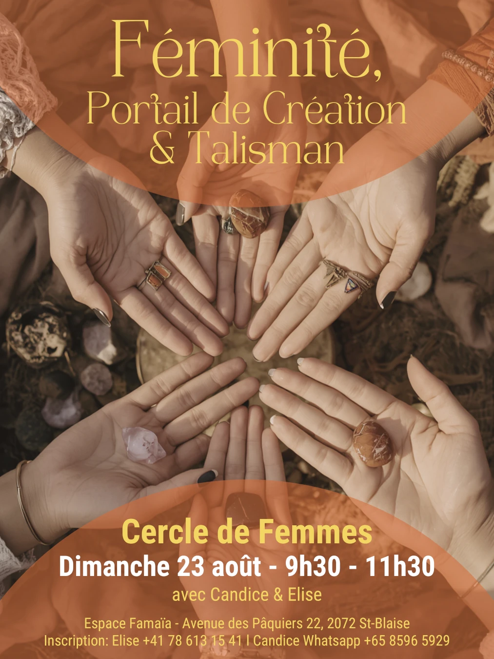 Post Elise et Candice Féminité, Portail de Création Talisman Espace Famaia