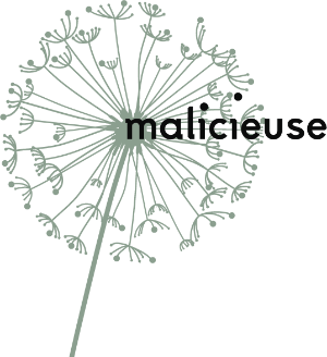Logo de Malicieuse, cosmétiques naturels fabriqués à Corcelles