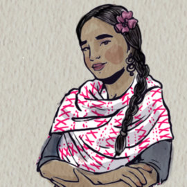 Logo de Rebozoland, atelier de rebozos d'Oaxaca au Mexique